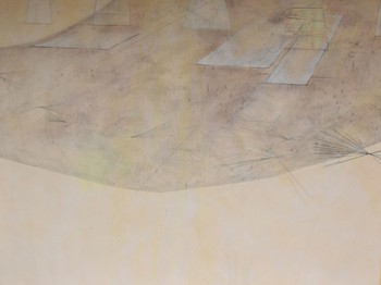 Soffioni 2017 mixed media on paper 150x200 cm